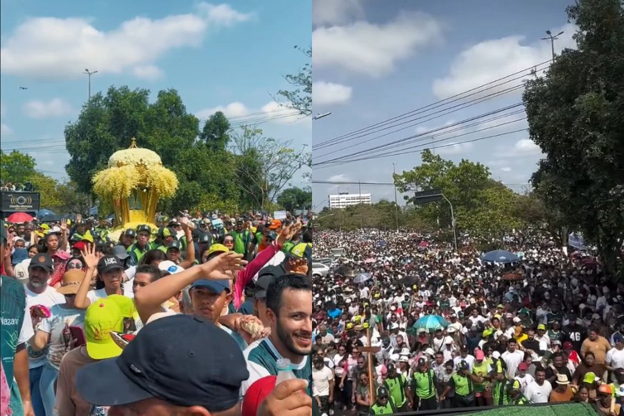 Multidão acompanha o 45º Círio de Nossa Senhora de Nazaré em Marabá
